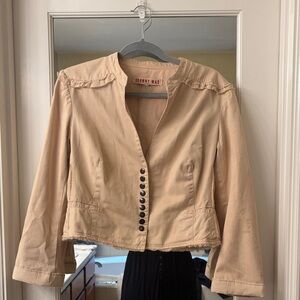 Johnny Was Beige Women's Blazer